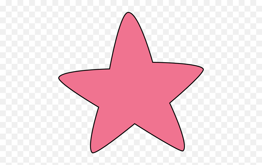 Star Clip Art - Cute Pink Star Clipart Emoji,Stars Clipart