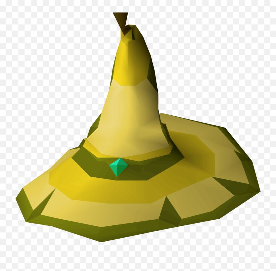 Banana Hat - Osrs Wiki Emoji,Witch Hat Transparent Background