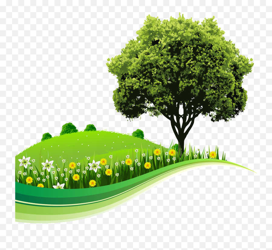 Nature Clipart Green Nature Picture - Clipart Nature Tree Png Emoji,Nature Clipart