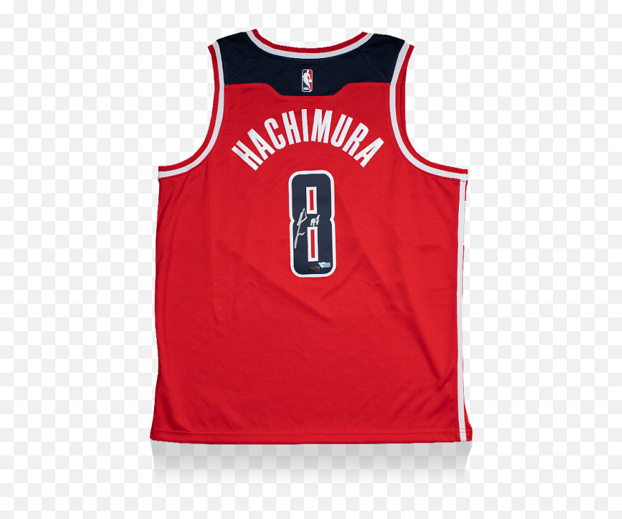 Rui Hachimura Signed Washington Wizards Red Swingman Jersey Emoji,Washington Wizards Logo Png