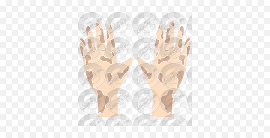 Dirty Hands Stencil For Classroom Therapy Use - Great Emoji,Dirty Clipart