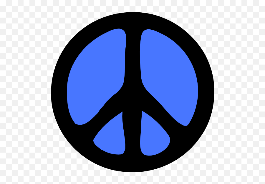 Groovy Peace Symbol 2 Sign Cnd Logo Retro Royal Blue Dingle Emoji,Groovy Clipart