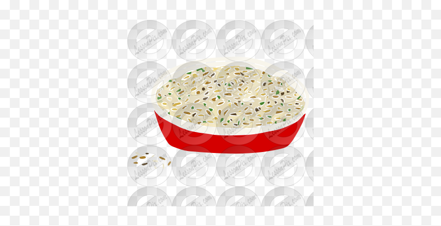 Dirty Rice Stencil For Classroom - Tv Dinner Emoji,Rice Clipart