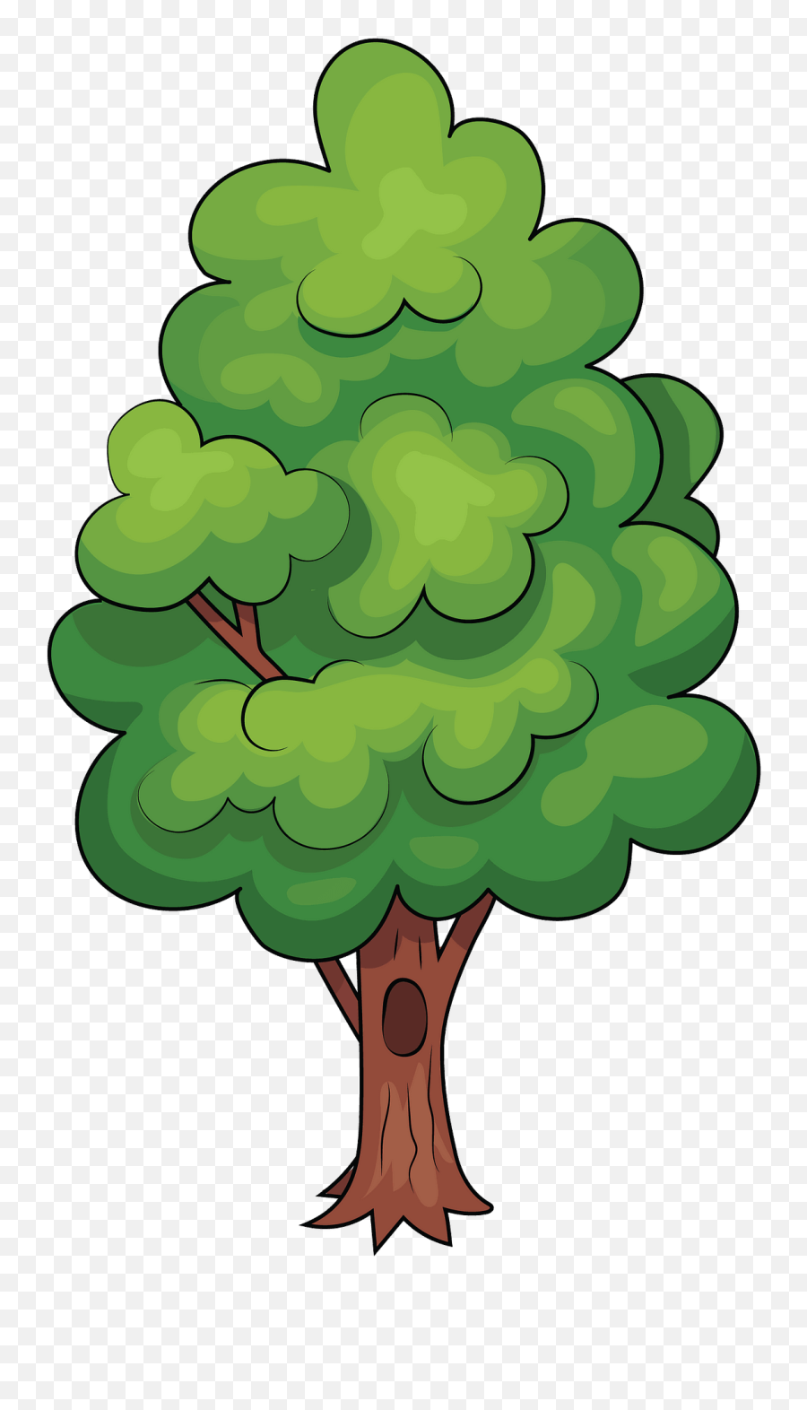 Tree Clipart Free Download Transparent Png Creazilla - Illustration Emoji,Woody Clipart