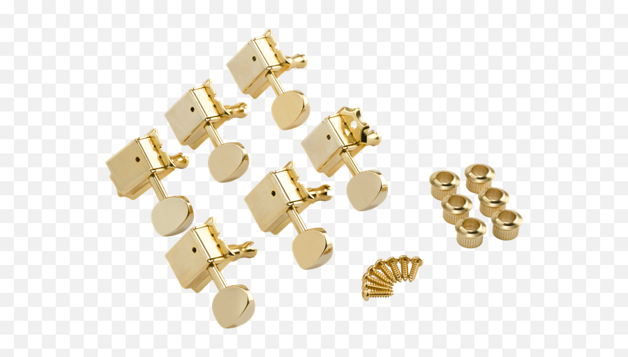 Fender Ping Gold U002750s Vintage Style Guitar Tuners 0053276049 - Fender Ping Vintage Style Tuners Gold Emoji,Fender Guitar Logo