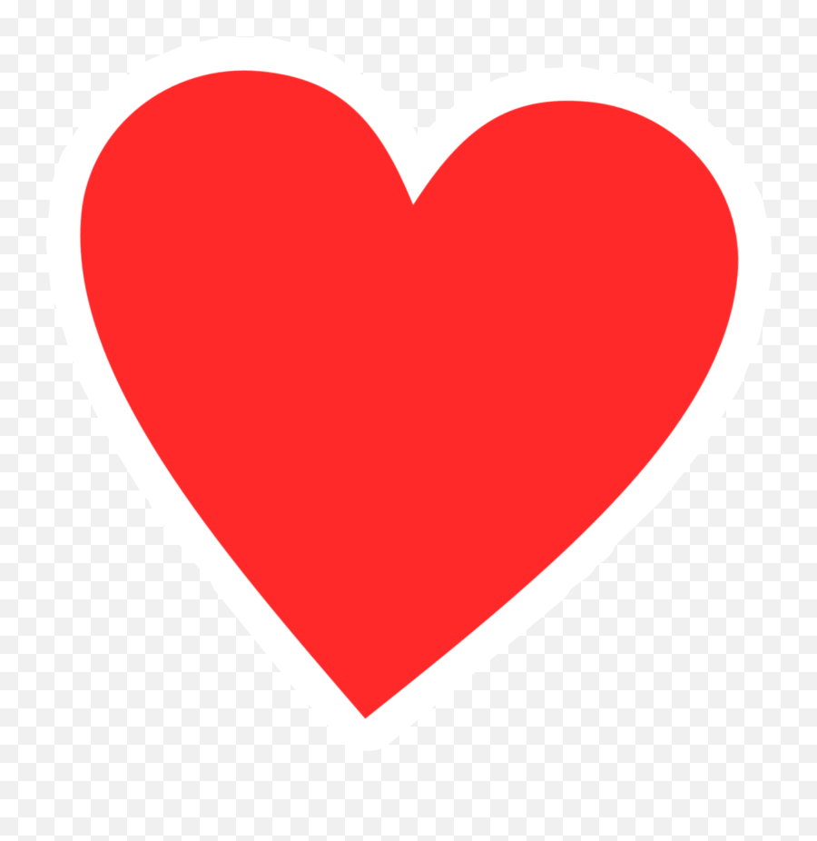 Heart Hearts Emoji Emojis Red Pink Hotpink White Border - Clipart Of Heart,White Border Transparent