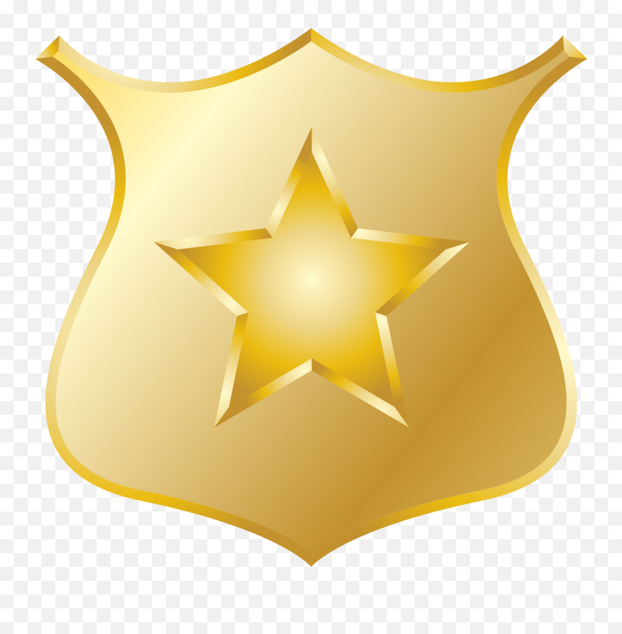 Best Police Badge Clipart - Clip Art Gold Police Badge Emoji,Police Badge Clipart