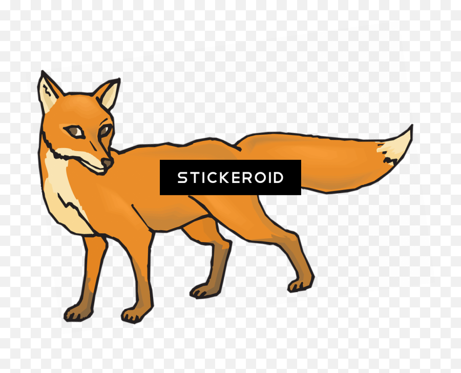 Jackal Clipart Png Download - Clipart Foxes Transparent Transparent Jackal Clipart Emoji,Fox Transparent Background