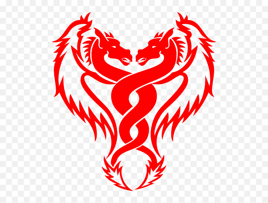 Download Red Dragon Png Png Images - Dragon Tattoo Drawing Emoji,Red Dragon Png