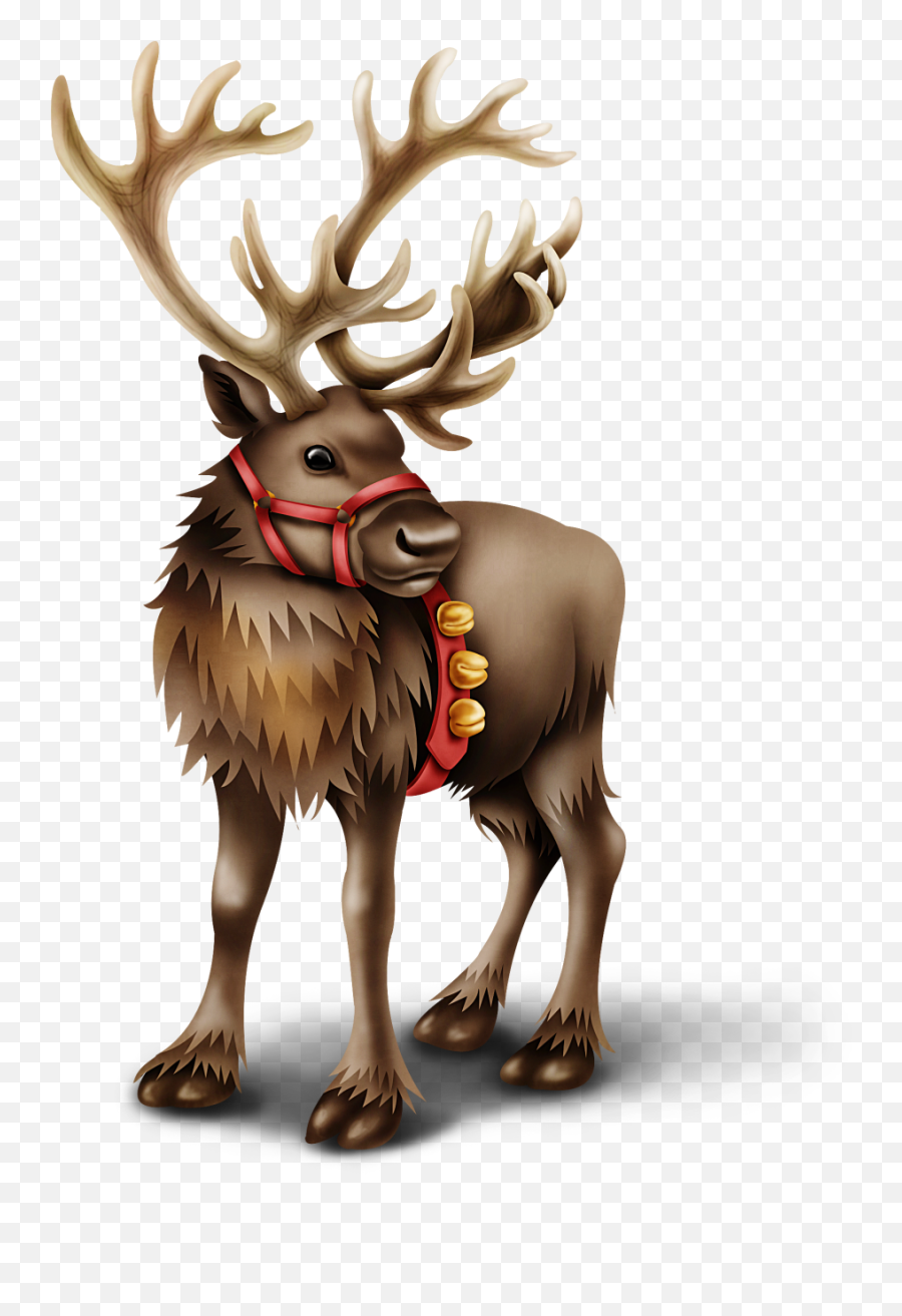 Transparent Peeking Reindeer Clipart - Christmas Moose Transparent Christmas Reindeer Png Emoji,Christmas Reindeer Clipart