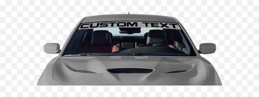 Windshield Visor Strip Text Decals - Dodge Charger Windshield Visor Emoji,Dodge Charger Logo