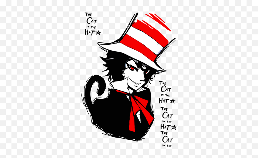 Cat In The Hat - Cat In The Hat Yaoi Hd Png Download Emoji,Cat In The Hat Transparent