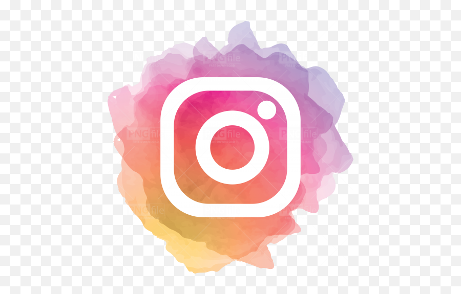Instagram Watercolor Social Media Logo Png - Photo 1037 Instagram Watercolor Icon Png Emoji,Social Media Logo