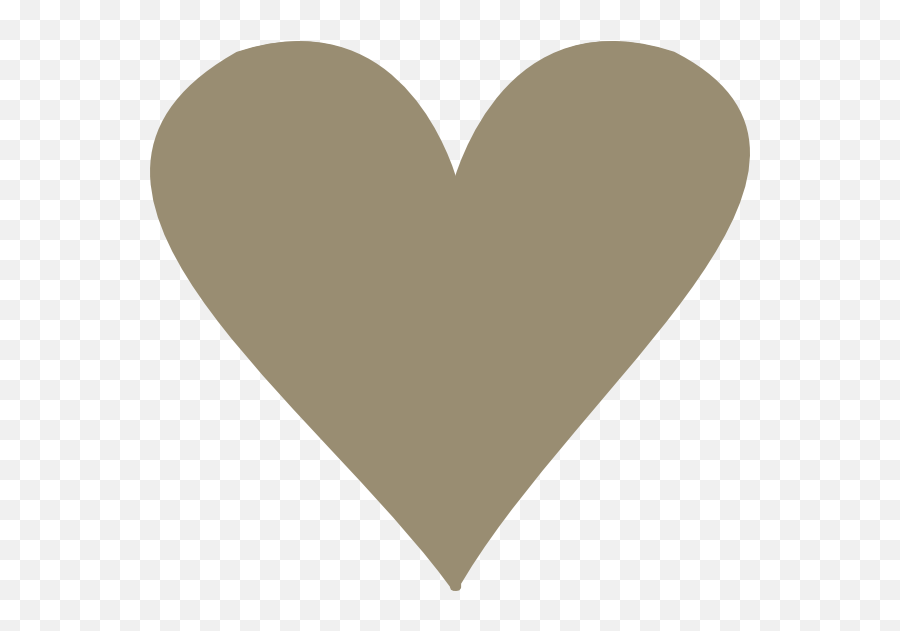 Tan Heart Clip Art At Clkercom - Vector Clip Art Online Emoji,Tan Clipart