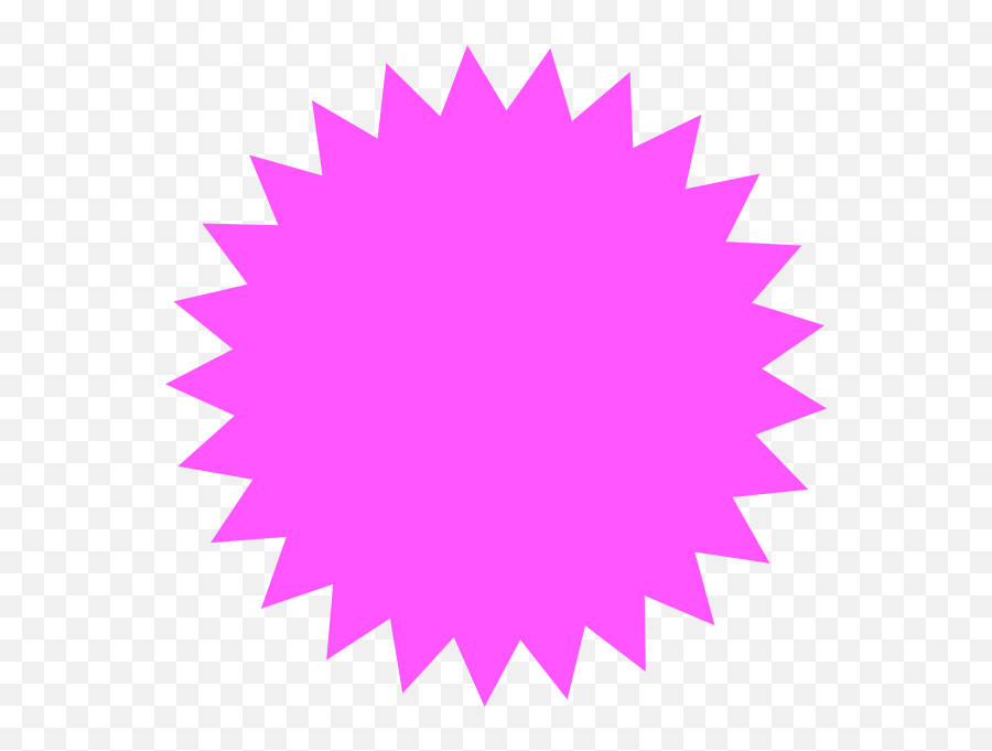 Burst Clipart Pink Starburst Burst - Price Tag Png Purple Emoji,Starburst Clipart