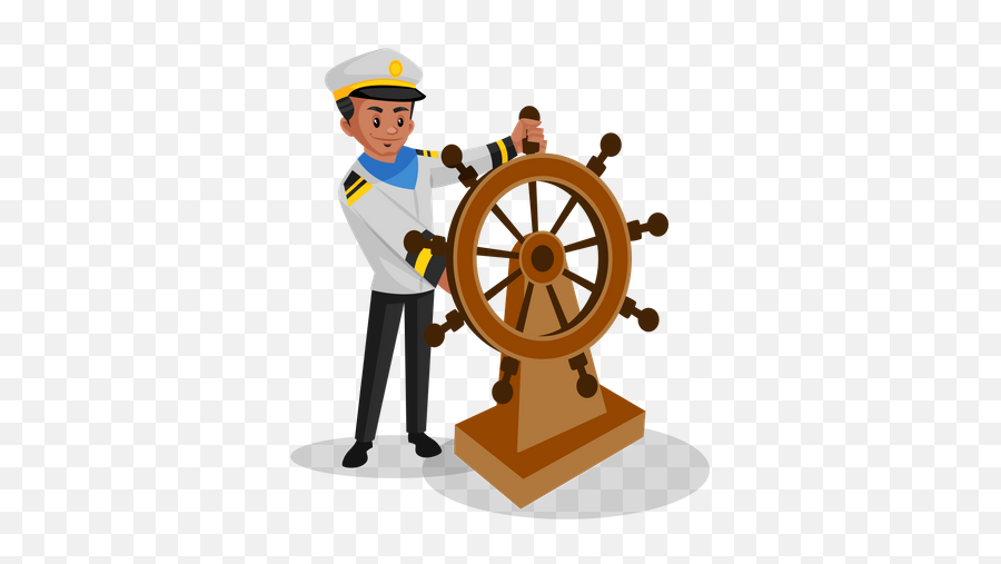 Best Premium Sailor Turning Ship With Steering Wheel Emoji,Steering Wheel Clipart