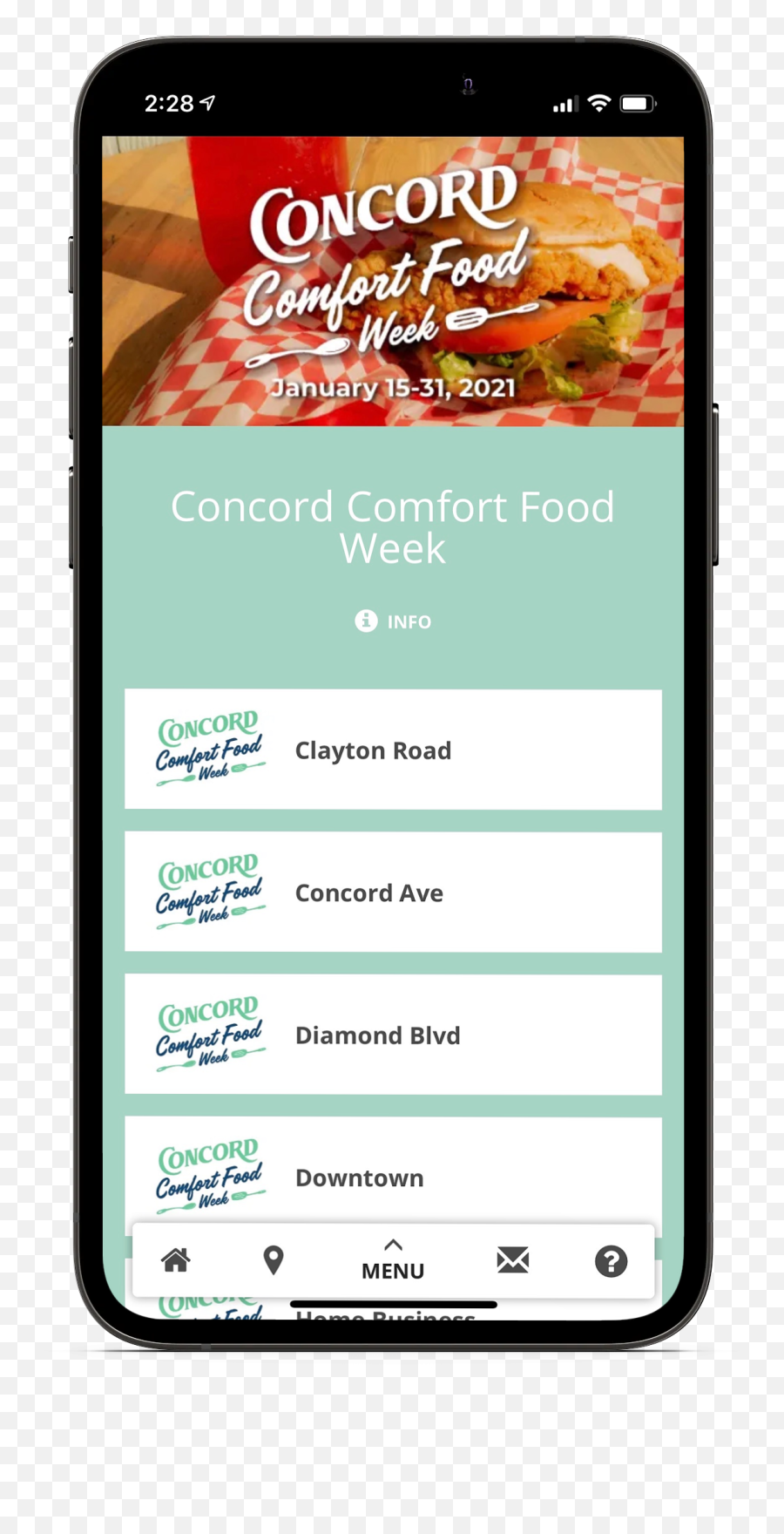 Visit Concord For Comfort Food Week Emoji,Taco Cabana Logo