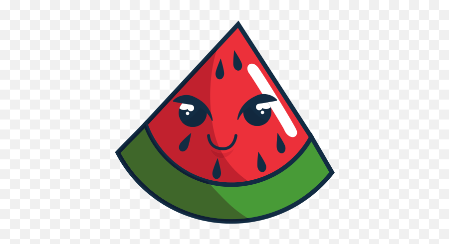 Download Hd Watermelon Clipart Kawaii - Watermelon Kawaii Watermelon Png Emoji,Watermelon Clipart