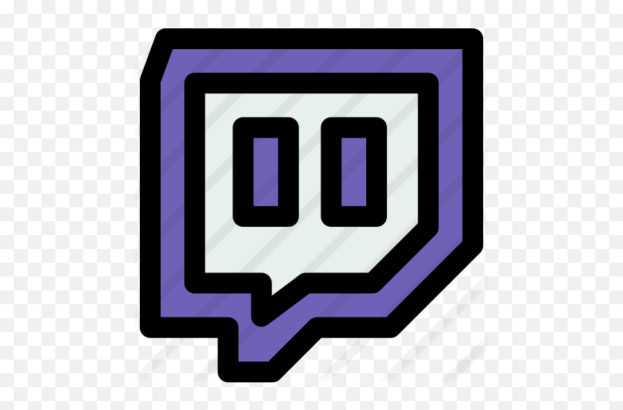 Twitch - Free Logo Icons Dot Emoji,Twitch Logo Size