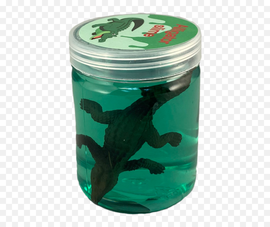 Alligator Slime Jar - Alligator In A Jar Emoji,Jar Png