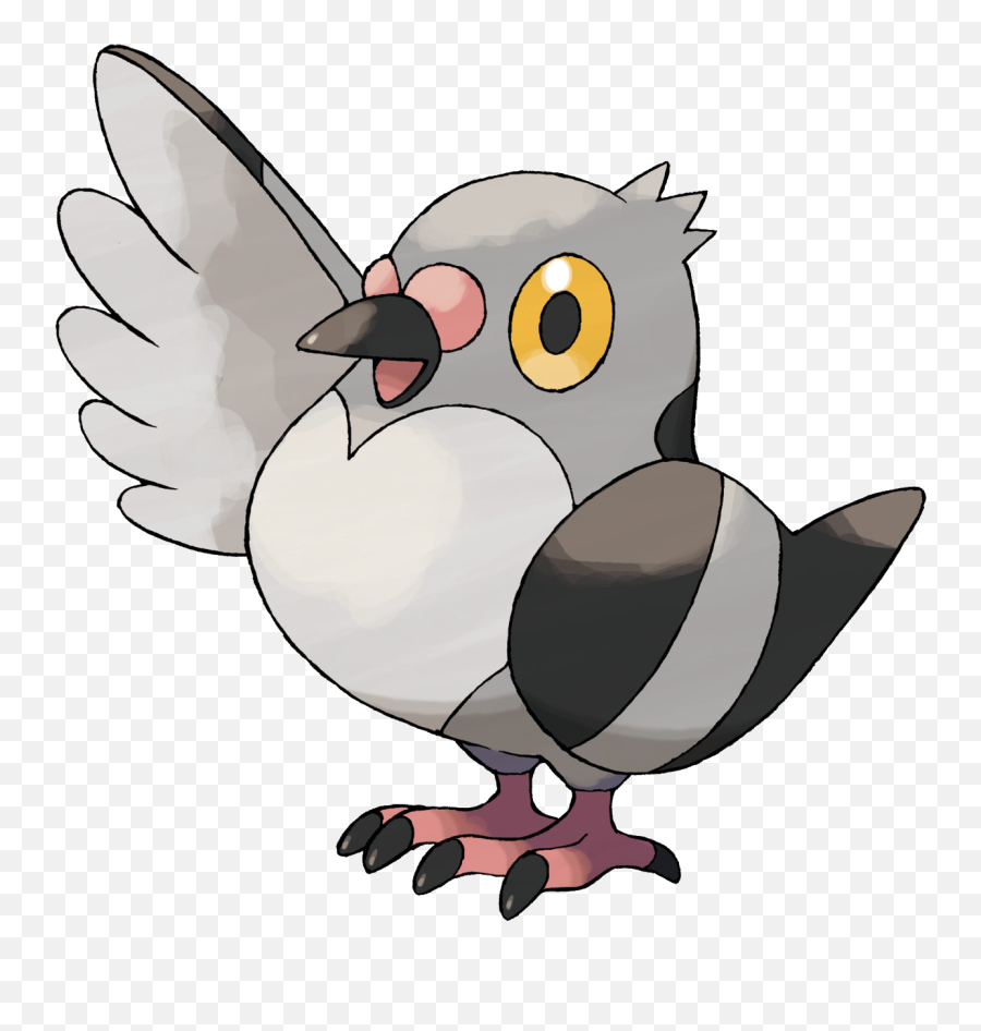 Pigeon Pokemon Transparent Png Image - Pokemon Black And White Pidove Emoji,Pidgey Png