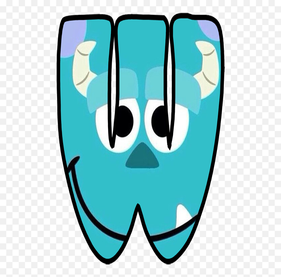 Buchstabe - Monster Inc Letter W Emoji,Monsters Inc Logo