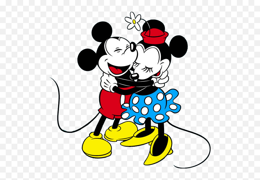 Back To Mickey S Clipart Library Pals Black N White - Mickey Emoji,Hug Clipart Black And White