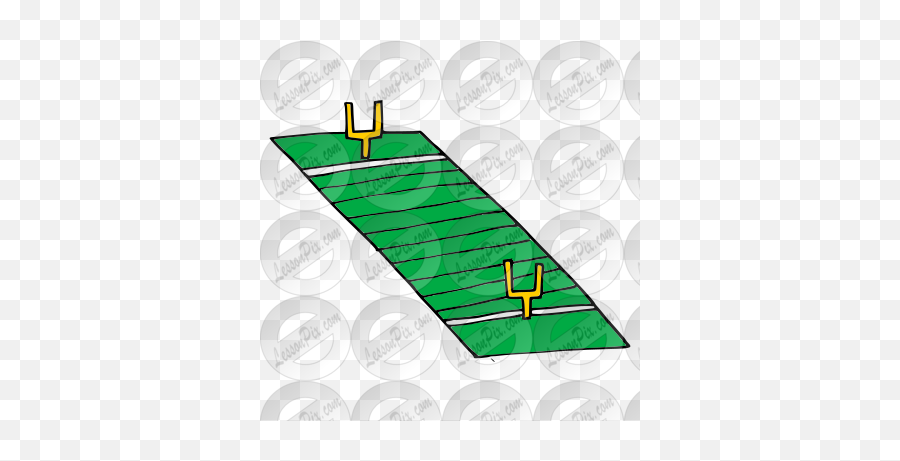 Football Field Picture For Classroom - Vertical Emoji,Football Field Clipart