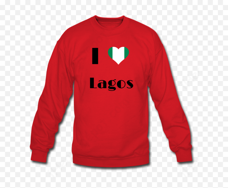 I Love Lagosnigerian Flag - Mens Sweatshirt Emoji,Nigerian Flag Png