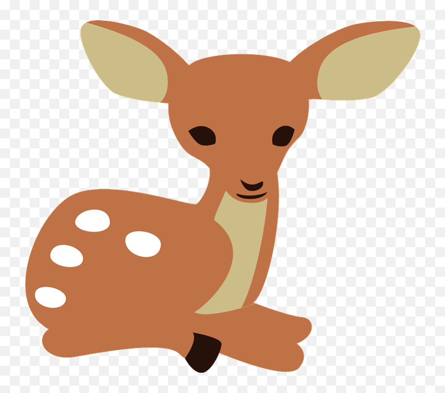 Deer Clipart Silhouette 2 - Clipart World Emoji,Free Woodland Animal Clipart