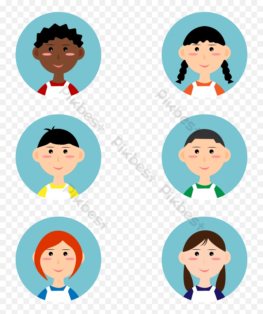 Round Student Kid Avatar Icon Free Png Transparent Ai Free Emoji,Avatar Icon Png