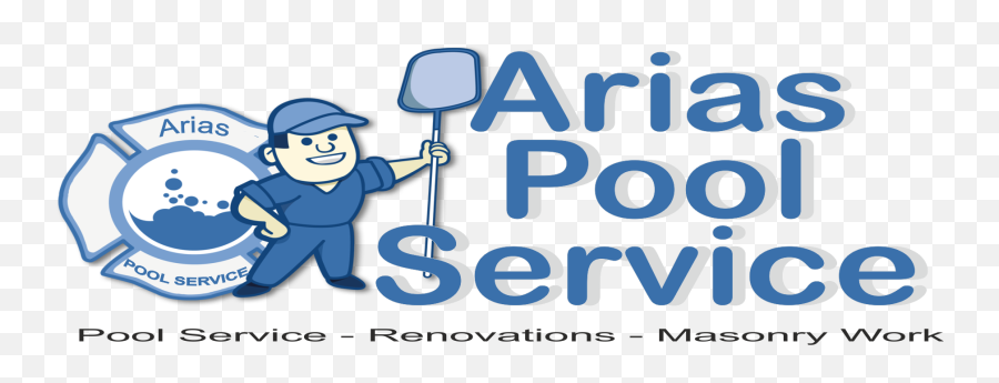Arias Pool Service U2013 Pool Service Maintenance And Masonry Work Emoji,Pool Service Logo