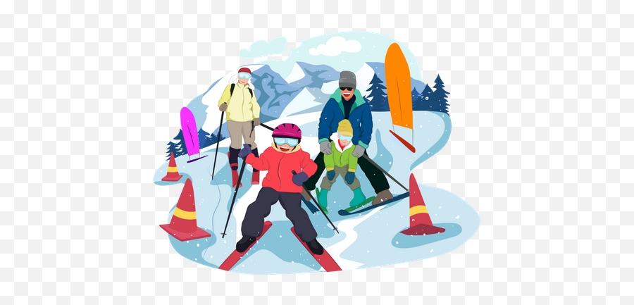 Ski Sports Illustrations Images U0026 Vectors - Royalty Free Emoji,Winter Sports Clipart