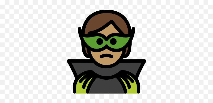 Supervillain Medium Skin Tone Emoji,Green Lantern Clipart