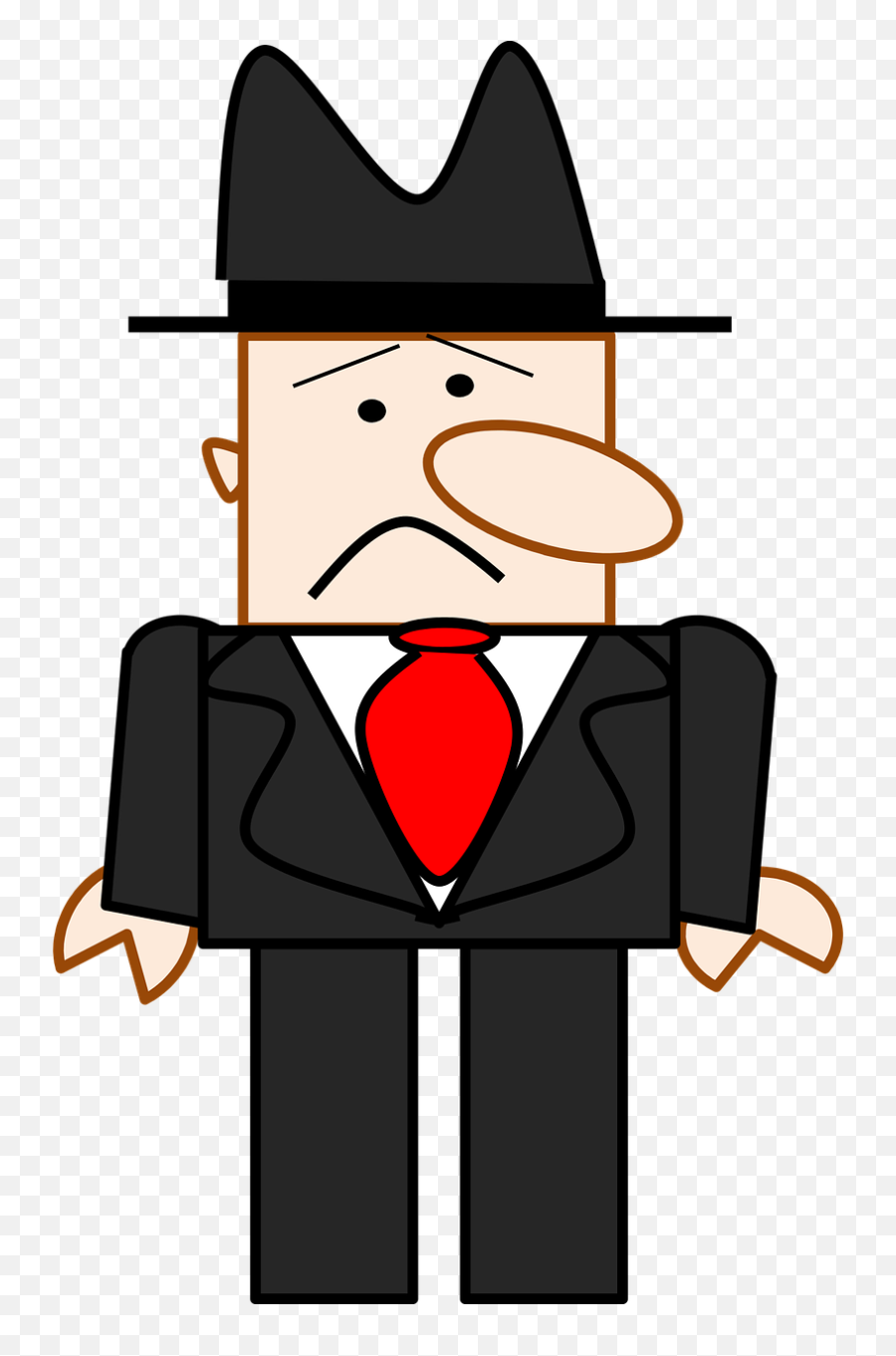 Black Cartoon Man Sad Face Png Picpng - Rich Man Cartoon Transparent Sad Emoji,Sad Face Png