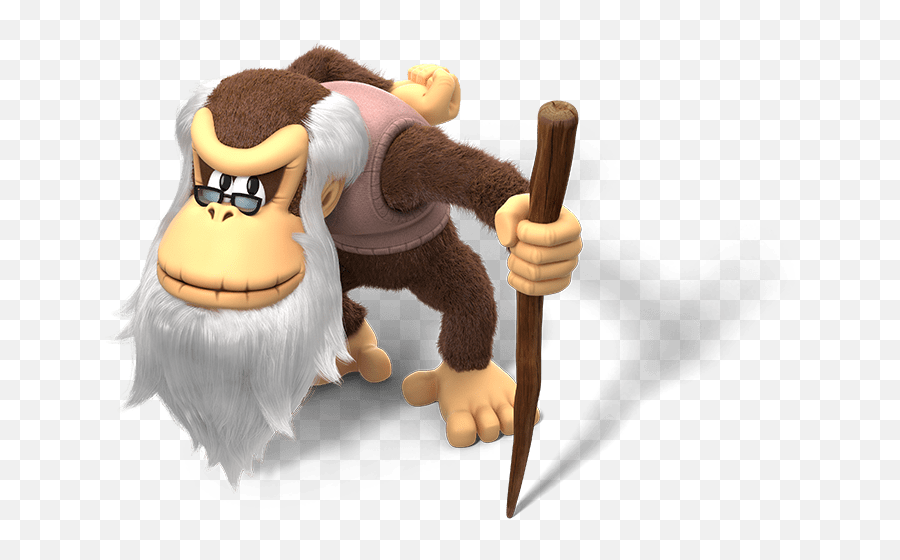 Cranky Kong - Donkey Kong Country Tropical Freeze Cranky Kong Emoji,Donkey Kong Country Logo