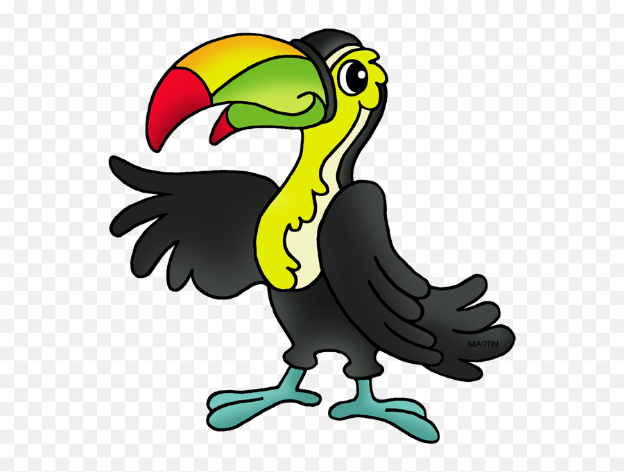 Animals Clip Art - Phillip Martin Clipart Bird Emoji,Toucan Clipart