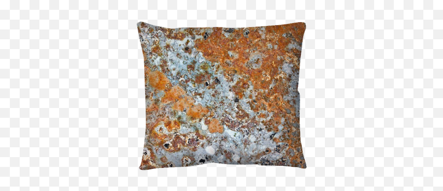 Rust Texture Throw Pillow Pixers - Rust Canvas Texture Emoji,Rust Texture Png