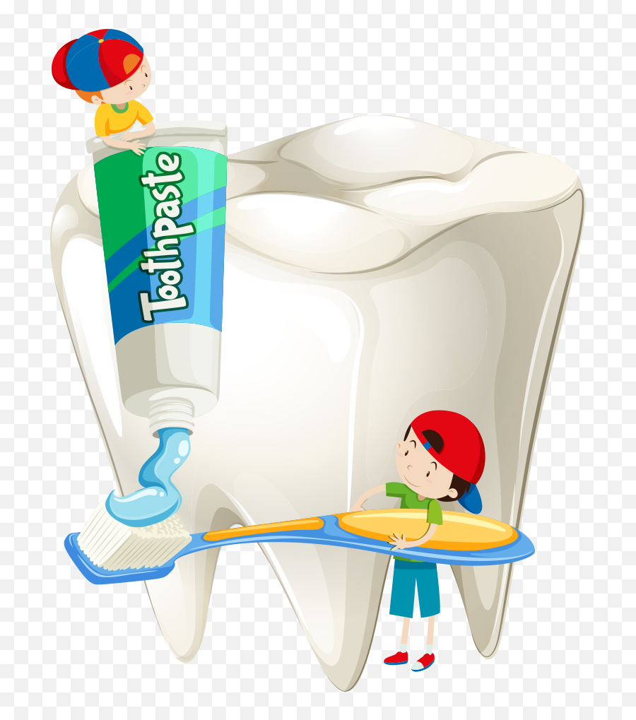 Dentist Clipart Personal Hygiene Dentist Personal Hygiene - Kids With Toothbrushes Border Clipart Emoji,Toothpaste Clipart