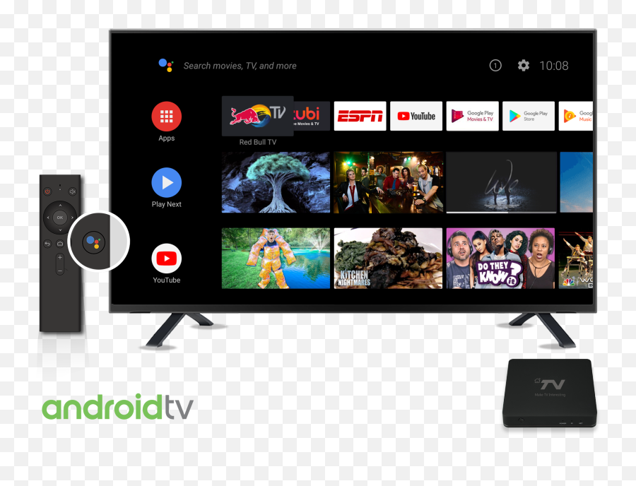 Android Tv Wants You To Spend More Time Watching Tv - Android Tv Android Pie Emoji,Watching Tv Clipart