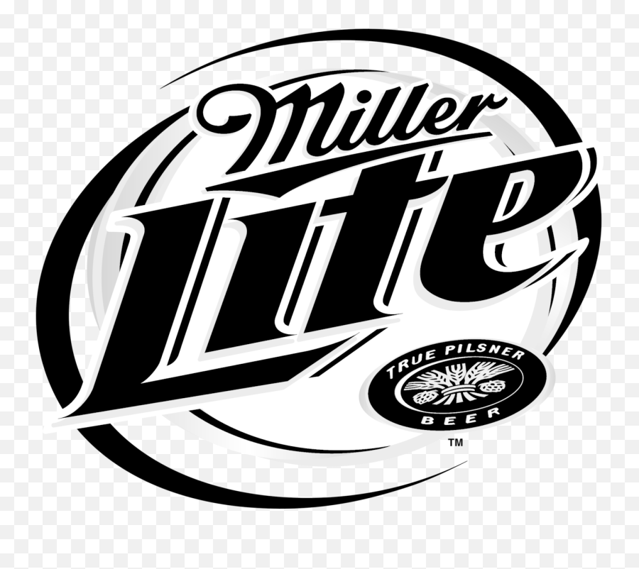 Miller Lite Logo Black And White - Miller Lite Logo Emoji,Miller Lite Logo