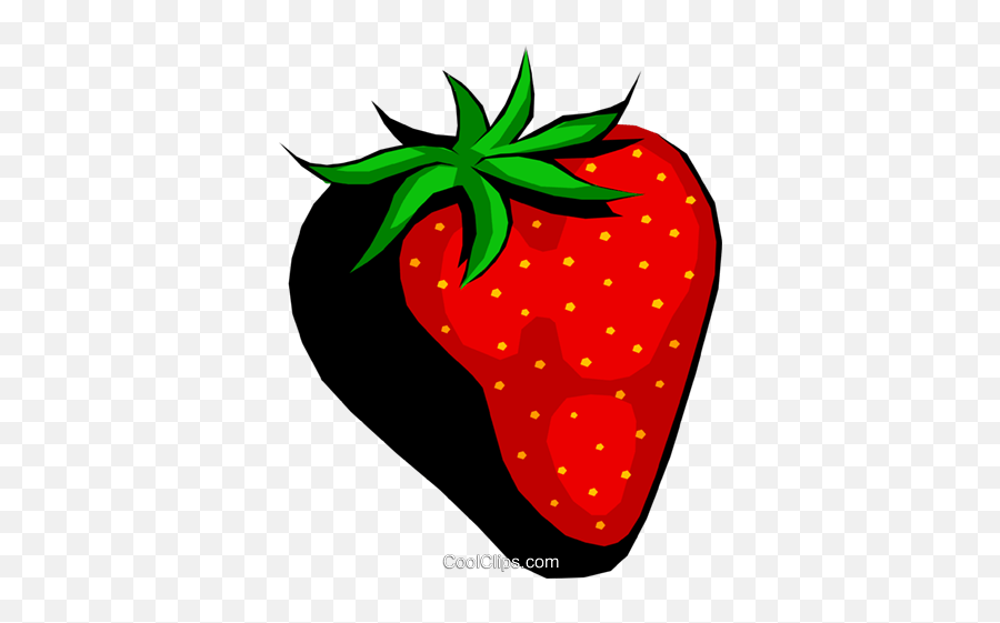Download Large Strawberry Royalty Free Vector Clip Art - Fresh Emoji,Strawberries Clipart