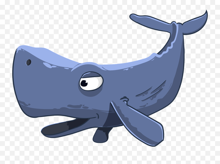 Blue Kind Whale Clipart - Whale Cartoon Open Mouth Emoji,Kind Clipart