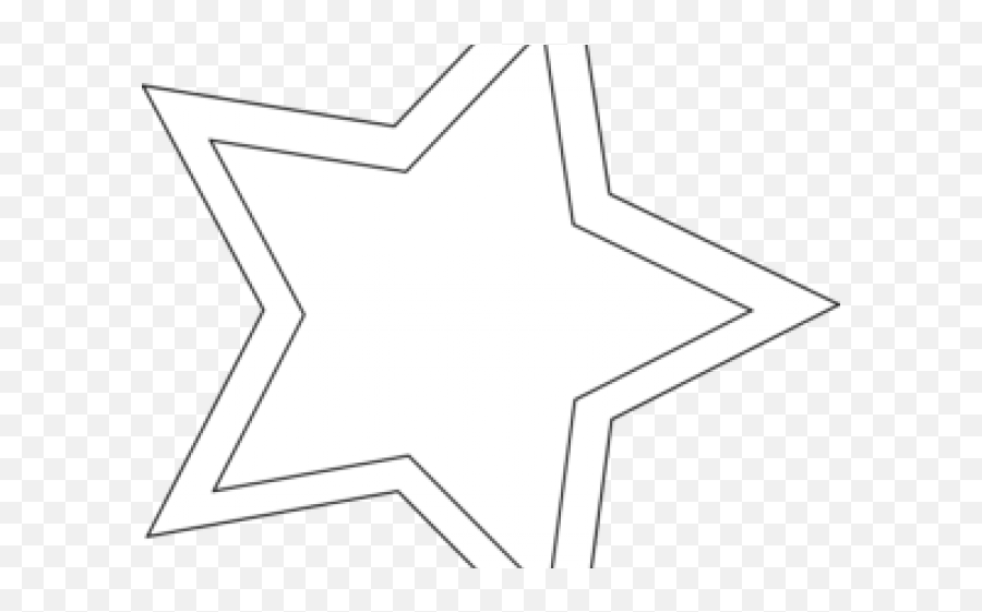 Star Clipart Outline - Cross Png Download Full Size Étoile Blanche Fond Transparent Emoji,Star Outline Clipart