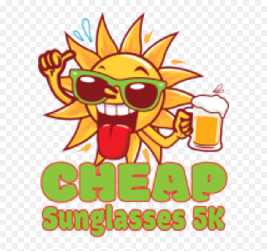 Cheap Sunglasses 5k - Winston Salem Nc 5k Running Sun Drinking Emoji,Sunglasses Logo