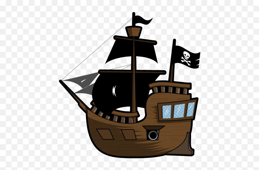 Pirateship - 2d Pirate Ship 512x512 Png Clipart Download Pirate Ship Gif Png Emoji,Pirate Ship Png