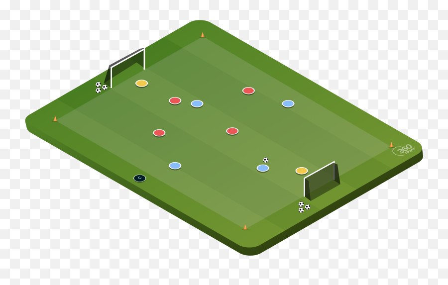 5v5 To Large Goals 360player - For Soccer Emoji,Goal Png