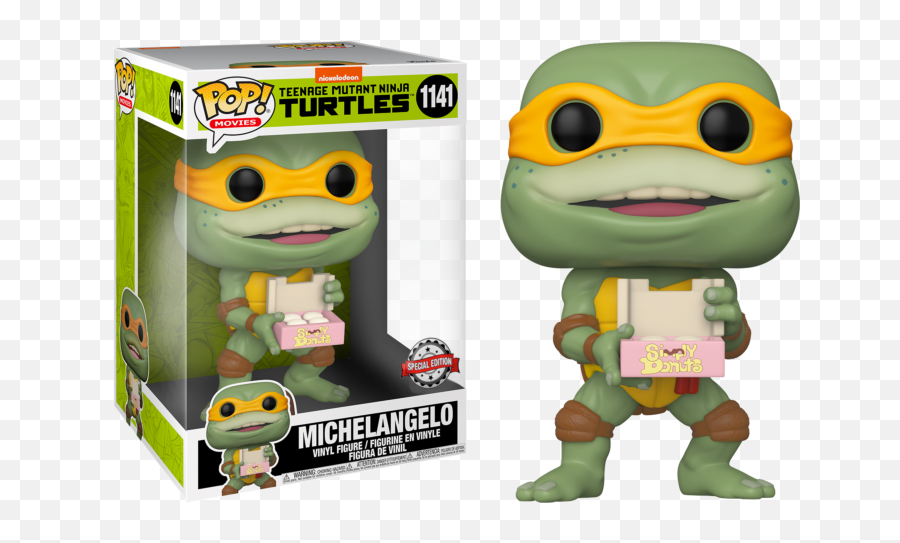 Teenage Mutant Ninja Turtles Ii The Secret Of The Ooze - Michelangelo 10u201d Pop Vinyl 1141 Emoji,Teenage Mutant Ninja Turtles Png