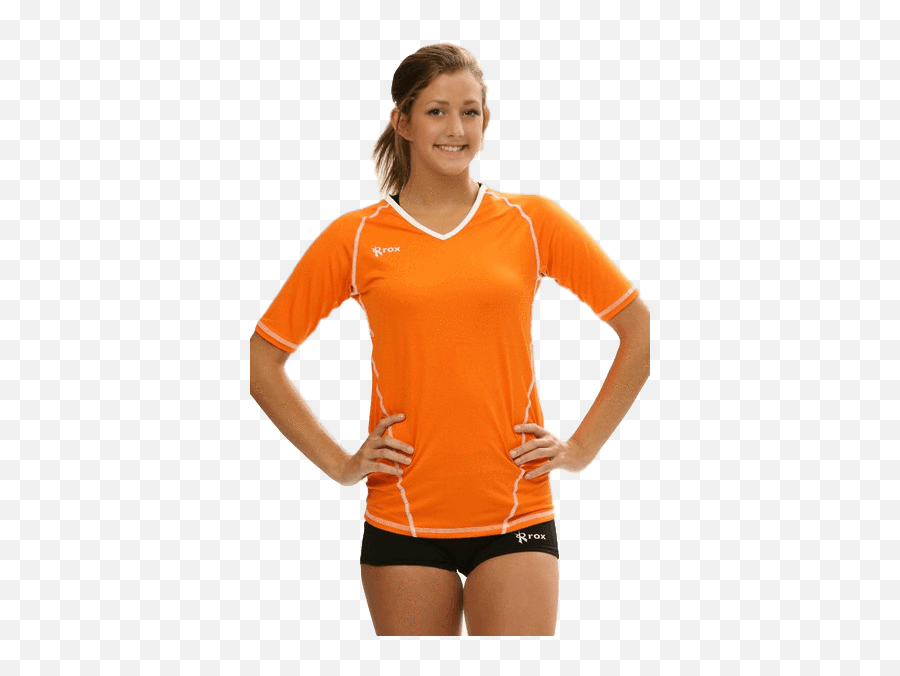 Compliant 12 Sleeve Jersey 1365 Orange Emoji,Half Volleyball Clipart
