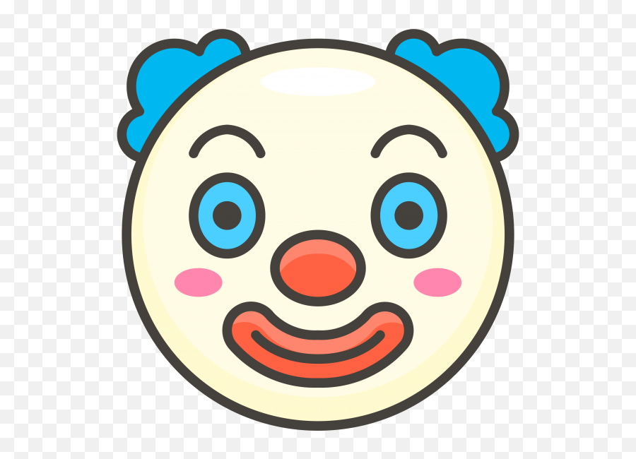 Clown Face Emoji - Transparent Clown Face Clipart,Clown Emoji Png